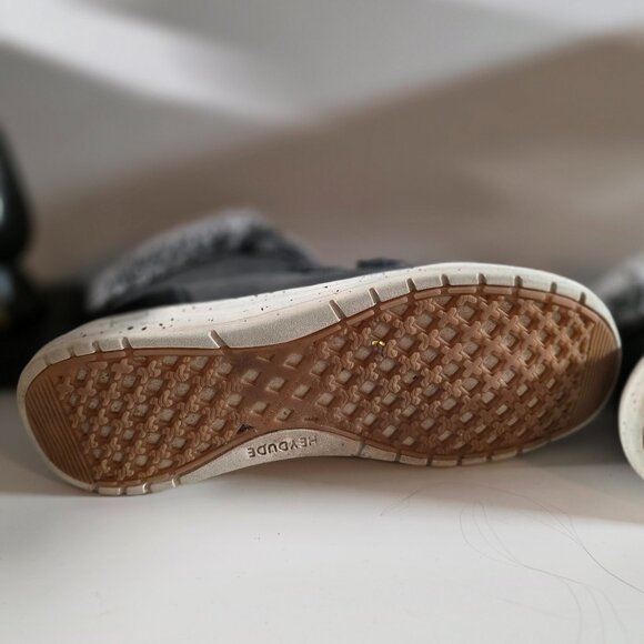 Hey Dude Eloise Gray and Black - Size 8 Women Excellent! - Picture 8 of 8